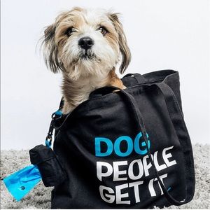 NWOT Dog People Get It Tote Bag